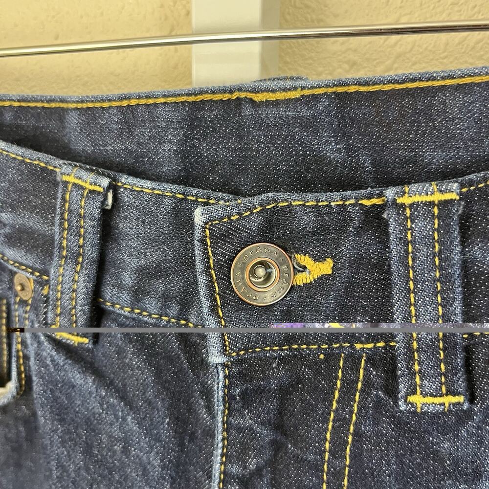 PrAna Men’s Feener Jean Size 32x34 Straight Fit Stretch Organic Cotton Dark Wash - Picture 2 of 5